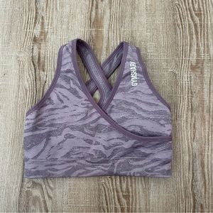 Gymshark adapt purple sports bra